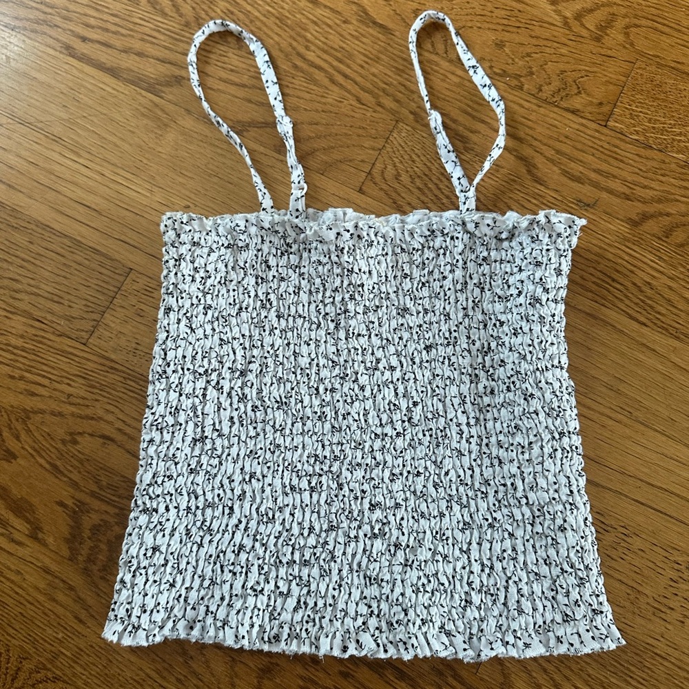 Brand melville smocked top brand new